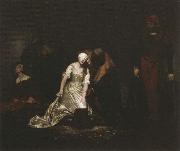 Paul Delaroche Execution of Lady jane Grey painting
